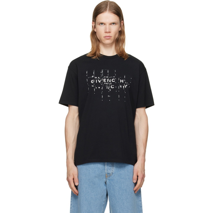 Photo: Givenchy Black Photographic Negative Cotton T-shirt