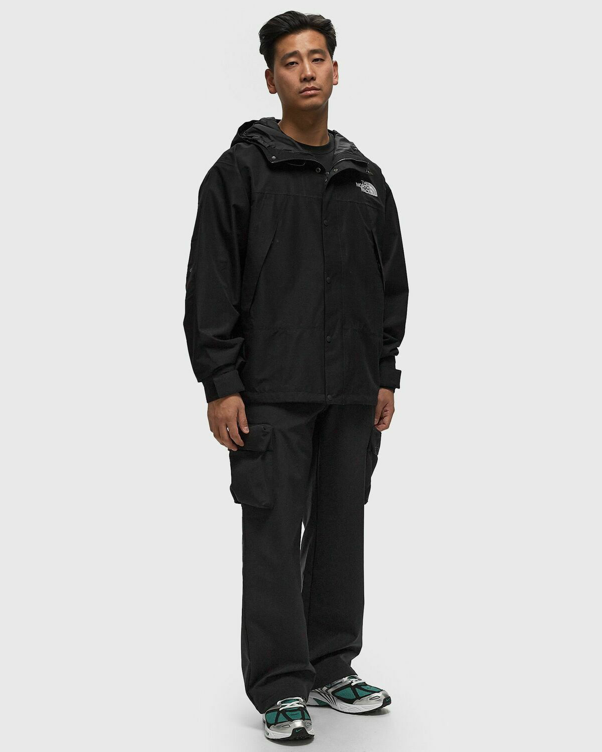 The North Face DRYVENT MONO MOUNTAIN JACKET Black Mens Windbreaker
