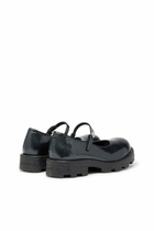 Diesel D-Hammer - Lugged Mary Jane flats in patent leather - Flats Womens in Black
