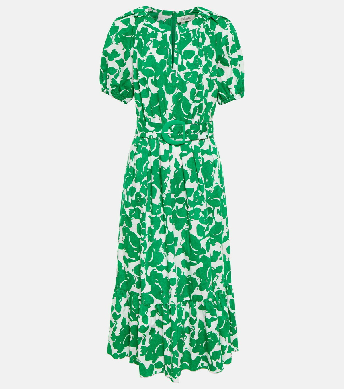 Diane von Furstenberg Lindy floral cotton midi dress Diane
