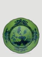 Set of Two Oriente Italiano Dinner Plate in Green