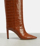 Jimmy Choo Alizze 85 leather knee-high boots