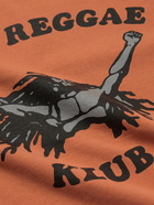 Nicholas Daley - The Reggae Klub Printed Cotton-Jersey T-Shirt - Orange