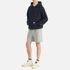Gucci Men's Tech Nylon Fleece Hoodie in Blue Navy