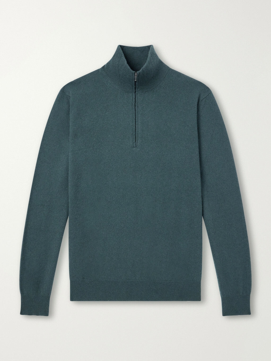 Massimo Alba - Liam Cashmere Half-Zip Sweater - Green