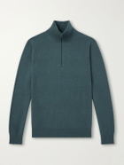 Massimo Alba - Liam Cashmere Half-Zip Sweater - Green