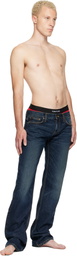 Raimundo Langlois Indigo Slim Straight Jeans