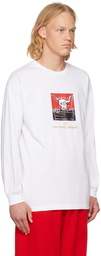 WACKO MARIA White Printed Long Sleeve T-Shirt