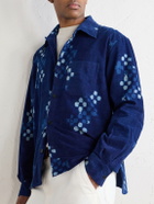 Kardo - Luis Printed Cotton-Corduroy Shirt - Blue