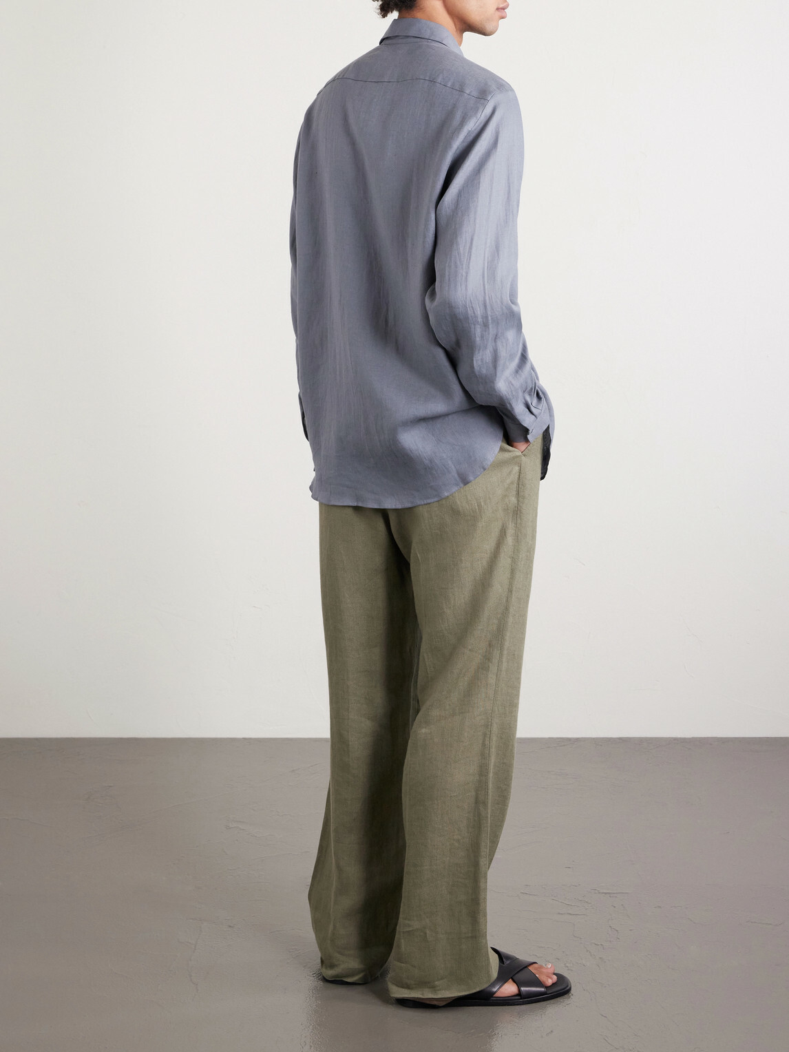 Lardini - Linen Shirt - Gray