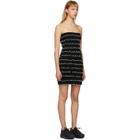 Victor Glemaud Black Knit Layer Dress