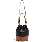 Loewe Black and Brown Balloon Bag