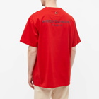 Wooyoungmi Men's Back Logo T-Shirt in Red