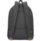 Thom Browne Grey Structured 4-Bar Stripe Backpack