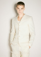 Comme des Garçons Homme Plus Single-Breasted Wool-Blend Blazer