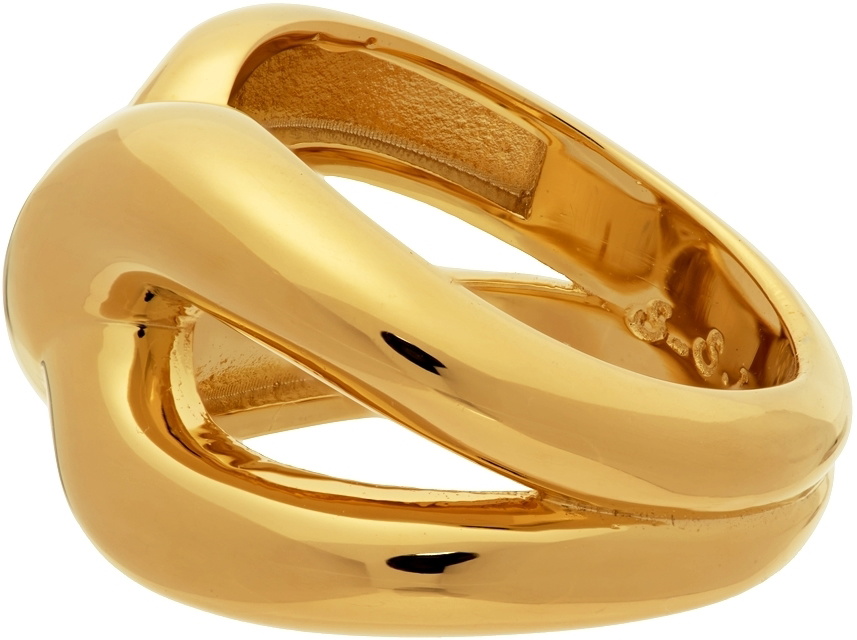 S_S.IL Gold Twist Bold Ring