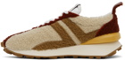 Lanvin Beige Fleece BumpR Sneakers