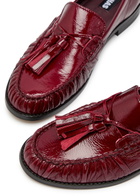 Alohas Marietta Patent Leather Loafers Burgundy