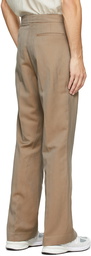 HOPE Beige Herringbone Parade Trousers