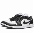 Air Jordan 1 LOW Sneakers in White/Black