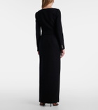 Alessandra Rich Wool-blend twill bouclé jacket