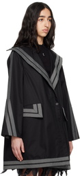 Kiko Kostadinov Black Dorado Coat