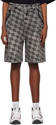 ADER error Gray Tenit Shorts