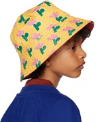 Bobo Choses Kids Yellow Sea Flower Reversible Bucket Hat