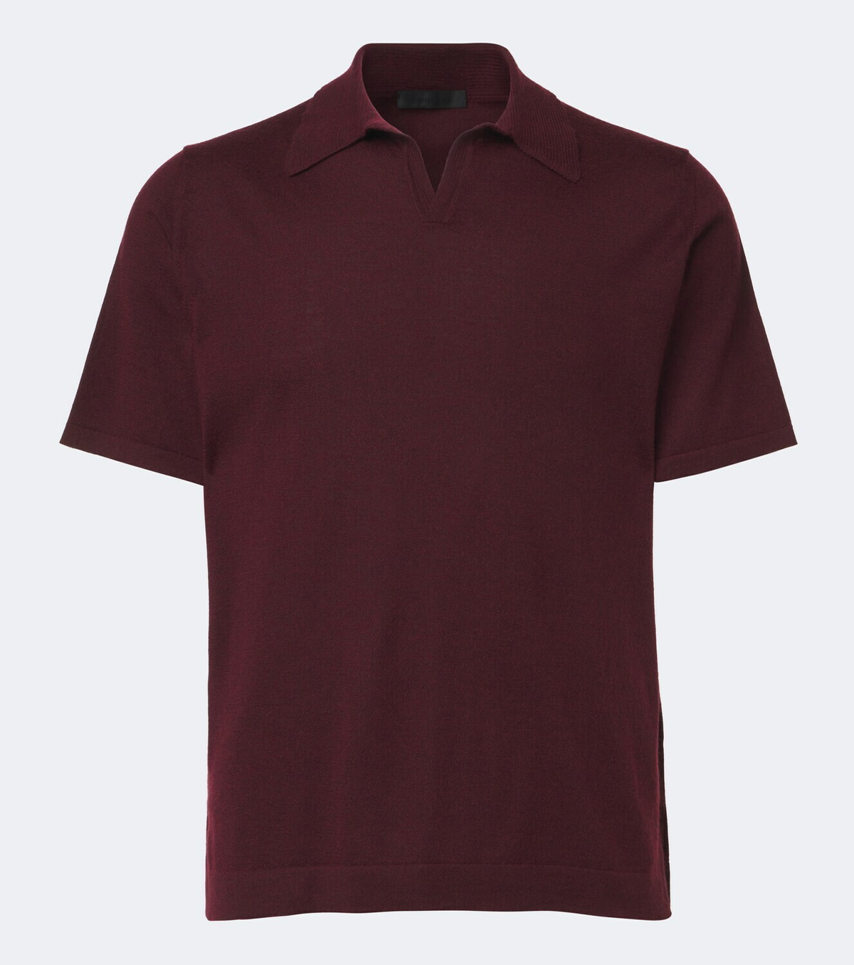 Saman Amel David cashmere and silk polo shirt