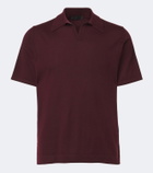 Saman Amel David cashmere and silk polo shirt