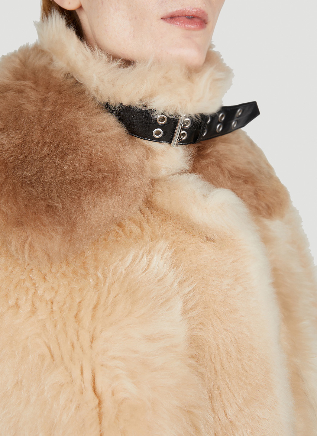 Helmut Lang Shearling Coat