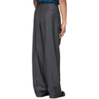 We11done Grey Classic Tailored Trousers
