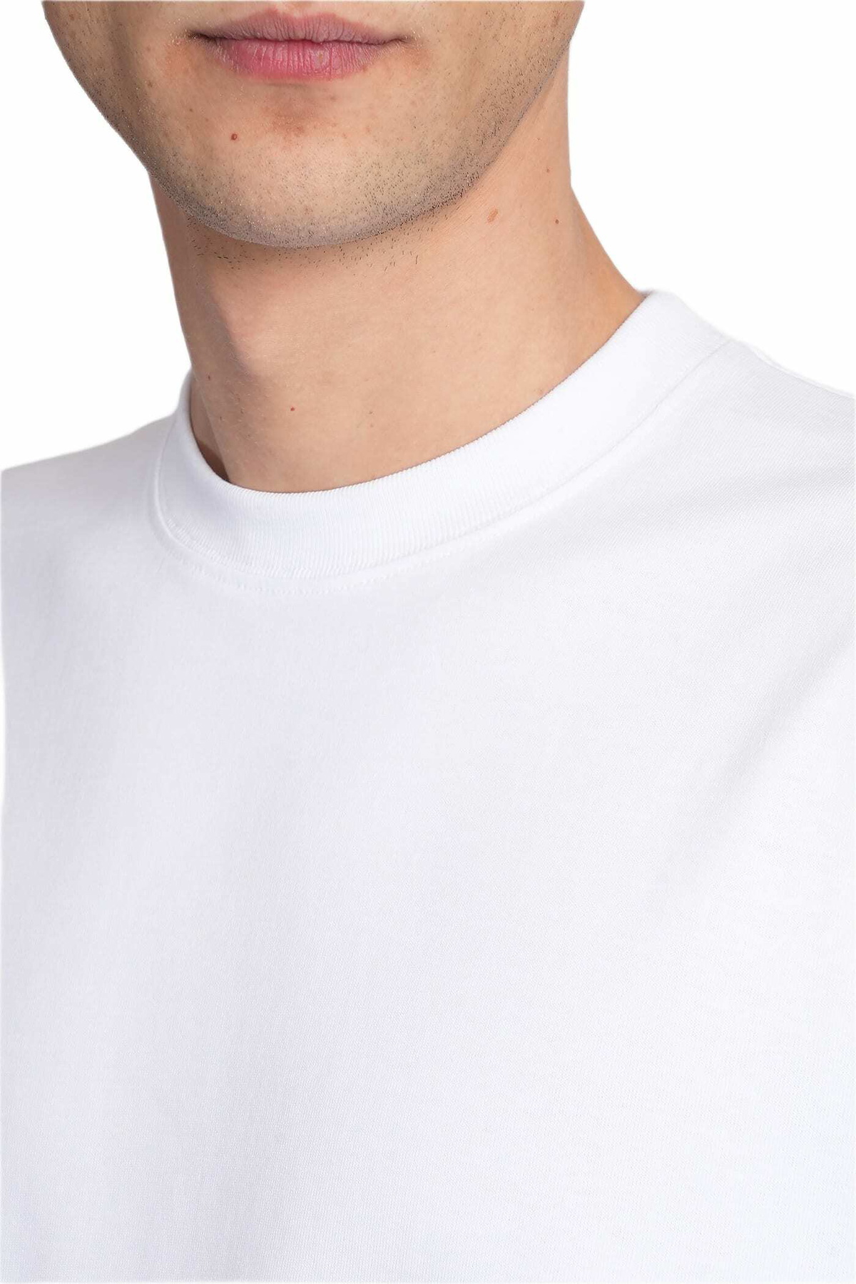 DARKPARK Mick T-shirt In White Cotton