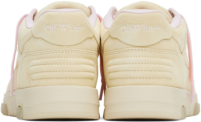 Off-White Beige Out Of Office Suede Sneakers Off-White