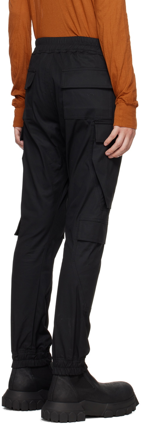 Rick Owens Black Mastodon Mega Cargo Pants Rick Owens