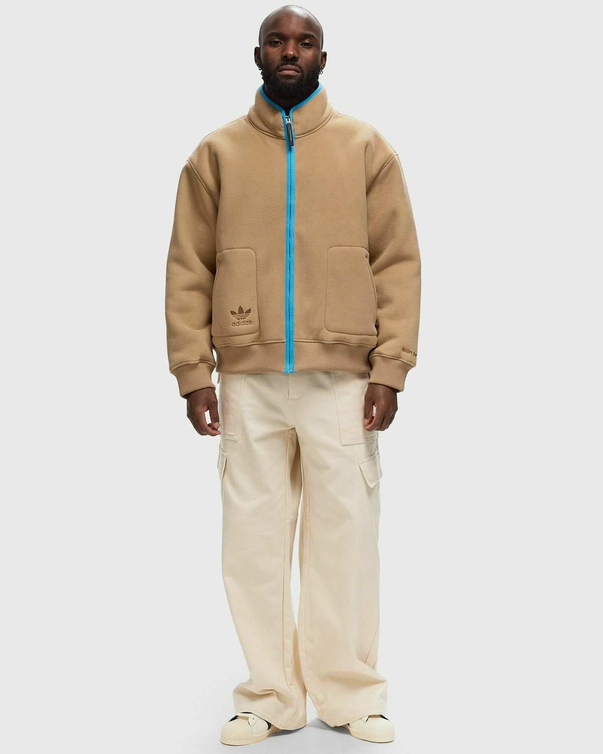 00s adidas”born paint“grange“boro jacket Fleece Jacket – La Garçonne