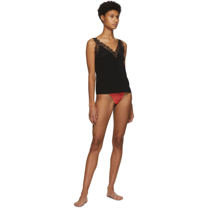 Fleur du Mal Black Margo Camisole Fleur du Mal
