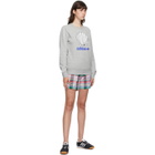 Noah NYC Grey adidas Edition Shell Logo Sweatshirt