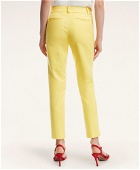 Brooks Brothers Women's Stretch Cotton Slim Leg Pants | Yellow