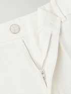 God's True Cashmere - Straight-Leg Linen-Twill Trousers - White