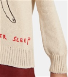 Stella McCartney - x Yoshitomo Nara embroidered cotton sweatshirt