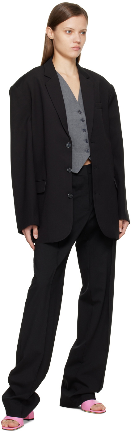 The Frankie Shop Gray Gelso Vest