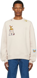 Axel Arigato Beige Juniper College 'A' Sweatshirt