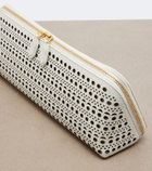 Alaïa Delta Small leather clutch