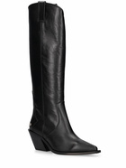 ANINE BING 70mm Tania Leather Tall Boots