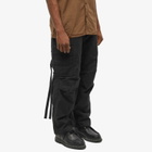 Eastlogue Men's Wide Fit Field Pant in Black Sateen