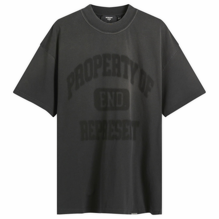 Photo: END. x Represent Property Of T-Shirt in Stained Black
