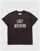 One Of These Days Lost Weekend T Shirt Black - Mens - Shortsleeves