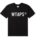 WTAPS - Logo-Print Cotton-Jersey T-Shirt - Black