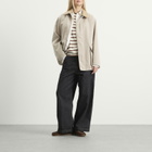 Auralee Women's Wool Max Canvas Blouson in Top Gray Beige